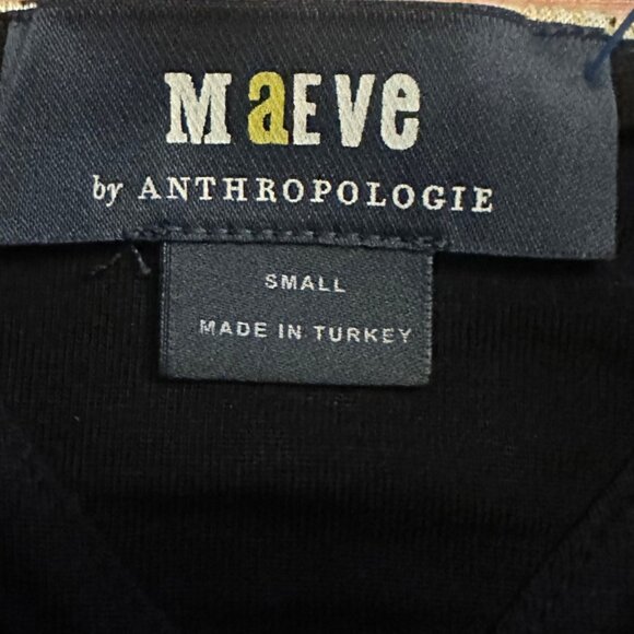 Maeve S Anthropologie Yellow Daisy Patterned Sleeveless Crop Top Side Buttons - Picture 5 of 6